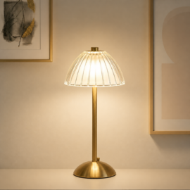 LUMITOP™ Solace Arc Touch LED Table Lamp – Rechargeable, Dimmable & Cordless LED Light